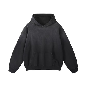 Sweat-shirt pour homme de qualité supérieure, personnalisé OEM, délavé à l'acide, 100% coton, impression numérique, anti-froissement, respirant, poids du tissu 330g pour - Product Image 2