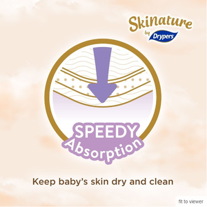 Pañales Drypers Skinature Premium para bebés y niños pequeños, talla S (4x58 unidades) - Product Image 6