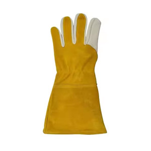 Mens Truck Cow Hide Cowhide Garden Construction PPE <b>Gloves</b> White Split Leather Industrial Safety Labor Working <b>Gloves</b> for <b>Driver</b> - Product Image 6
