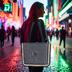 Sac de messager en toile durable pour femme bohème brodé perlé pour soirée shopping pochette de mariage indien sac à bandoulière afghan - Product Image 1