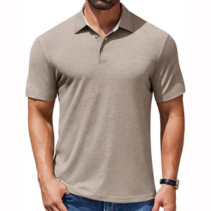 Camiseta Polo para Hombre, Cómoda, a Precio de Mayoreo, 100% Algodón, Color Sólido, Corte Ajustado, Transpirable y Económica - Product Image 1