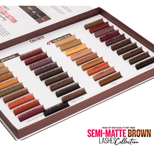 ขนตาปลอม Charmlash แบบขายส่ง สีน้ำตาล ขนาด .03  ขนตาไฮบริด คุณภาพสูง ผลิตจาก PBT ของเกาหลี - Product Image 1
