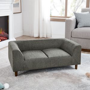 Divano Moderno Rettangolare per Animali Domestici con Schienale e Braccioli, Cuscino Morbido, Accessorio Comodo per Cani di Piccola e Media Taglia, Disponibile XL XXL - Product Image 1
