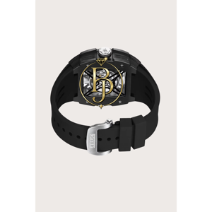 Reloj Deportivo de Lujo para Hombre, Cuarzo Automático, Diamantes, Correa de Goma Negra, Resistente al Agua, Luminoso, Cuadrado de 32 mm, Analógico, Clásico - Product Image 2