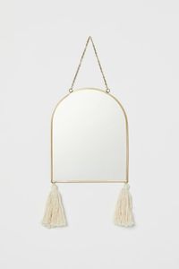 Octagon Shape Hanging Wall <b>Mirror</b> with Metal Border Wall Hanging <b>Mirror</b> | Decorative Golden Border Customized <b>Mirror</b> With Chain - Product Image 2