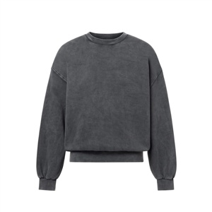 Sudadera de hombre con paneles en contraste, de algodón y felpa, cuello redondo, estilo casual, para fitness, uso diario y moda. - Product Image 2