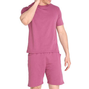 Ensemble court pour homme, t-shirt et short, décontracté, athlétique, deux pièces, vêtements de sport, entraînement, usage quotidien - Product Image 1