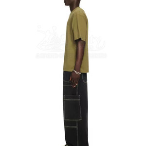 Camiseta Extra Grande de Nueva Llegada, Buena Calidad, Cuello Redondo, Manga Corta, Camisetas Extra Grandes Personalizadas en Venta - Product Image 4