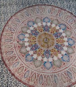 ชุดผ้าปูที่นอนลายดอกไม้พิมพ์ลายแบบ Kalamkari สุดหรู สำหรับบ้านและห้องรับแขก ราคาพิเศษจากผู้ส่งออก - Product Image 4