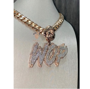 Hot Sale Moissanite Diamond Pendant VVS Lab Created Iced Out Luxury Jewelry <b>for</b> <b>Men</b> Women <b>Wedding</b> <b>Gift</b> <b>for</b> Sale - Product Image 1