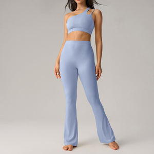 Conjunto Deportivo de Yoga para Mujer, Transpirable y Ligero, de Alta Calidad, con Top Deportivo y Leggings de Alta Elasticidad para Uso Diario en el Gimnasio y Yoga - Product Image 3