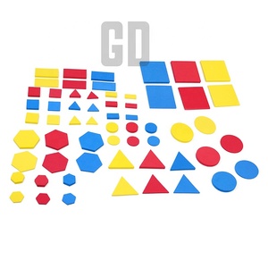 EVA — ensemble de blocs à assembler, disponible dans trois couleurs, 5 grandes formes/5 petites formes, tige jouet - Product Image 2