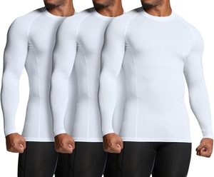 Maillot de bain à manches longues pour homme, protection UV, compression, séchage rapide, haut de performance athlétique - Product Image 3