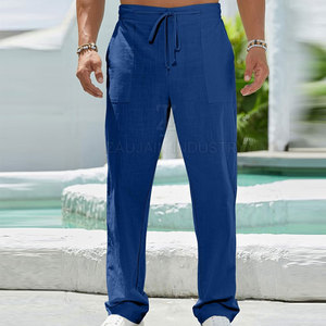 Premium Quality <b>Lounge</b> <b>Pants</b> Lightweight Soft Fabric Adjustable Drawstring Waist Casual Daily Wear Factory Supply - Product Image 2