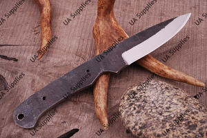 Cuchillo de Caza de Acero al Carbono Hecho a Mano, Hoja en Bruto Personalizable ODM/OEM, Hoja Fija para Bricolaje, Caza, Uso en Exteriores e Industrial - Product Image 3