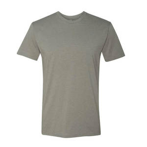 T-shirt noir à manches courtes pour homme, col rond, en jersey de polyester et coton, coupe classique, effet délavé vintage, motif uni, écologique - Product Image 3