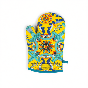 Guanto da Forno Excelsa Trinacria in Cotone 32x18 Cm Multicolore - Product Image 3