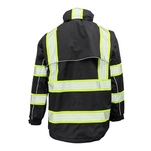 OEM Professional <b>Work</b> Clothing Custom Label Durable Safety Apparel Polyester Hi Visibility <b>Waterproof</b> Heavy Duty Jacket Trouser - Product Image 4