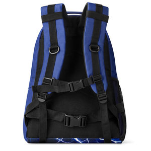 Fletcher Casual Sports <b>Backpack</b> Softback Zipper Closure Unisex <b>18L</b> Nylon Material Breathable PANELLED Pattern Daily Use - Product Image 1