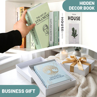 Coffret Cadeau Journal Factice Dissimulé : Carnet, Stylo, Ruban Washi, Kit d'Autocollants, Papeterie Personnalisée pour Entreprise et Mindfulness