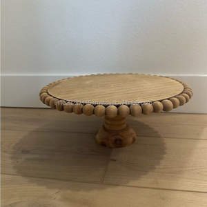 Soporte para Tartas de madera hecho a mano, ideal para picnics de bodas al aire libre y fiestas o reuniones de inspiración Boho - Product Image 2