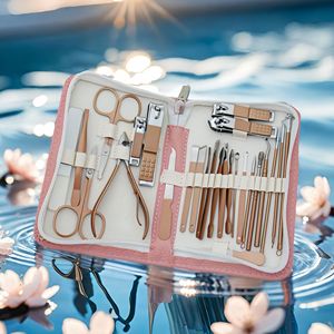 Personal Care <b>Nail</b> Cuticle Clipper <b>Kit</b> Professional Pedicure Set Grooming <b>Kit</b> 16PCS Manicure & Pedicure Tools Set for Salon - Product Image 3