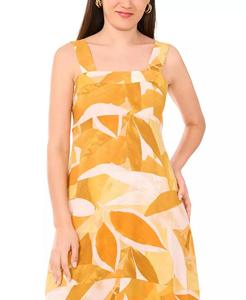 Maxi abito senza maniche da donna con collo quadrato e smock | Vince Camuto - Product Image 2