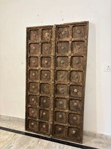<b>Antique</b> Solid Wood Door Panels with Hand Carved <b>Frame</b> Luxury Villa Front Door for Restaurants Hotels Home Furniture - Product Image 3