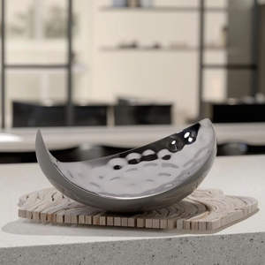 Bol à fruits en métal de qualité supérieure, qualité alimentaire, décoration de table, organisateur de cuisine moderne, réutilisable, finition polie, pour la maison et la salle à manger, VIP - Product Image 6