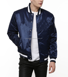 แจ็กเก็ตเบสบอลผ้าซาตินสำหรับผู้ชายผู้หญิงแจ็กเก็ตผ้าซาตินทีมตัวแทนดีไซน์ใหม่ - Product Image 1