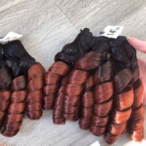 Extensión de pelo crudo humano vietnamita rizado hinchable de bronce Ombre de alta calidad SMA precio de fábrica al por mayor - Product Image 3