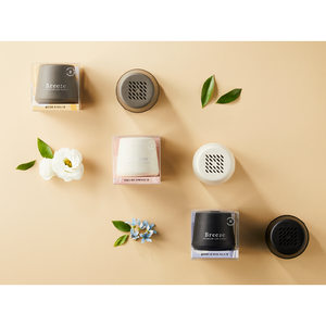 BREEZE <b>Car</b> Fragrance Holder <b>Diffuser</b> Interior Air Freshener with Replaceable Aroma Cartridge <b>for</b> Vehicle - Product Image 3