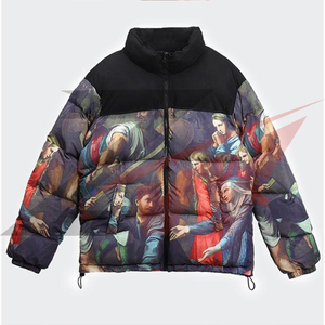 เสื้อแจ็คเก็ตพัฟเฟอร์พรีเมียมสำหรับอากาศหนาว ออกแบบมาเพื่อความอบอุ่นอเนกประสงค์และทันสมัย แจ็คเก็ตหน้าหนาว North Puffer Face สำหรับผู้ใหญ่ - Product Image 1