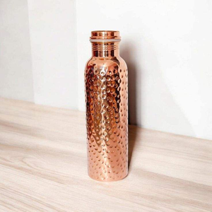 Elegant Copper Eco-Friendly Water <b>Bottle</b> 500ml Customized Color Health-Conscious Individuals Rustproof Modern Fashionable Style - Product Image 1