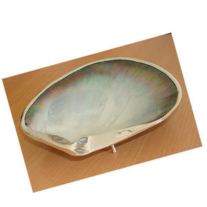 Coquille de Pinctada Margarieferra noire pour bijoux, motif artistique en argent, perle pour la décoration intérieure - Product Image 3