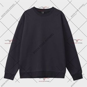 Sudadera de Forro Polar Suave Premium Unisex con Cuello Redondo, Mezcla de Algodón, Oversize, Informal, Cálida para Invierno - Product Image 2