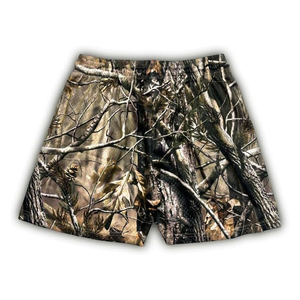 Pantalones Cortos Deportivos Unisex de 5 Pulgadas con Estampado Moderno, Resistentes al Viento, Estilo Urbano, Cierre con Cordón, 100% Poliéster - Product Image 2