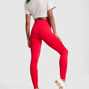 Leggings Deportivos para Mujer, Cintura Media, Ecológicos, Transpirables, para Gimnasio y Fitness, Venta al Por Mayor, Pantalones Deportivos con Cintura Elástica, Leggings de Yoga - Product Image 2