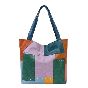ZPT037 WEEKS Vente en gros personnalisée 2021 Sacs fourre-tout en cuir PU imperméable à grande capacité avec deux fermetures éclair, style chinois, en polyester - Product Image 4