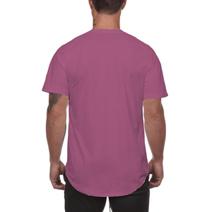 T-shirt pour homme de haute qualité, couleur unie, impression personnalisée en relief, manches courtes, respirant, séchage rapide, polyester/coton - Product Image 4