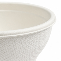 Bols jetables écologiques en bagasse de 3,5 oz à double paroi, biodégradables et compostables pour riz, salades et soupes, idéaux pour les fêtes et le camping