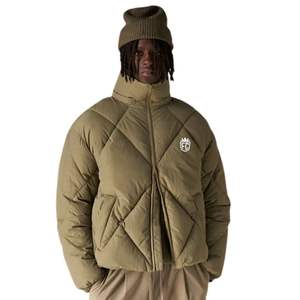 Veste matelassée en diamant pour homme, manteau chaud et isolé avec capuche, vêtements d'extérieur d'hiver pour homme, veste élégante à fermeture éclair - Product Image 5