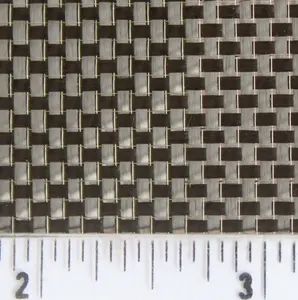 weave lock Carbon fiber Fabric with metal strip