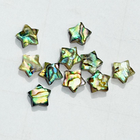 Vente en gros de pierres précieuses en cristal doublet d'ormeau sculpté en forme d'étoile, pierre doublet d'ormeau naturelle en vrac pour la fabrication de bijoux
