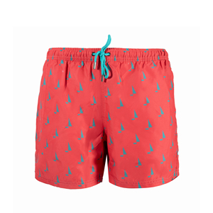 Shorts de Playa Personalizados para Hombre con Logotipo, de Secado Rápido, con Estampados de Leopardo y Paisley por Sublimación, con Cremalleras, para Natación y Surf - Product Image 2