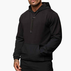 Sweat à capuche pour homme de haute qualité, en molleton épais, mélange polyester/coton, uni, coupe classique, impression personnalisée - Product Image 1