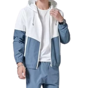 Traje Cortavientos de Moda para Hombre, 100% Algodón, Estampado de Invierno, Logotipo Personalizado OEM, Informal, Cómodo, de Tendencia - Product Image 4