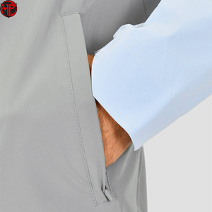 Chaqueta ligera de poliéster para hombre, cortavientos, con capucha, de secado rápido, transpirable, con cremallera, para deportes al aire libre. - Product Image 4