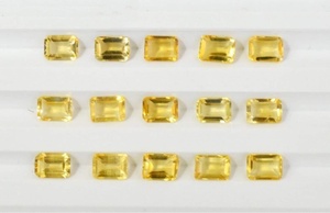 Proveedor Mayorista de Citrino Natural, Corte Octogonal Facetado, Piedras Preciosas Sueltas para Anillos, Collares y Joyería - Product Image 5