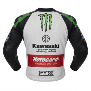 Men’s Cowhide Leather <b>Racing</b> <b>Jacket</b>/Chaqueta MotoCP Style CE Level 2 Armor Motorcycle Track Riding Protective Gear CE - Product Image 2